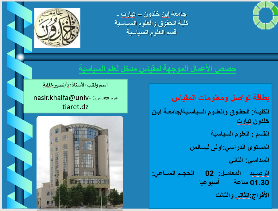 مدخل علم السياسة